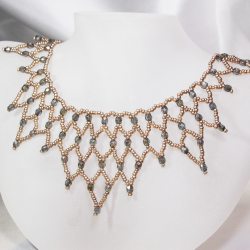 Necklace - Waterfall Chesna - Necklace - Laiton bronze